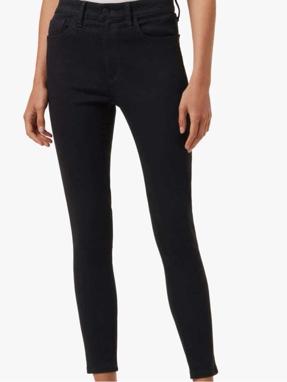 Joe's Jeans Black High-Rise Skinny Jeans
